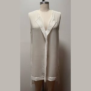 Sheer Tunic Top/Dress – Cream Size 10